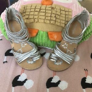 Pair of girls sandals